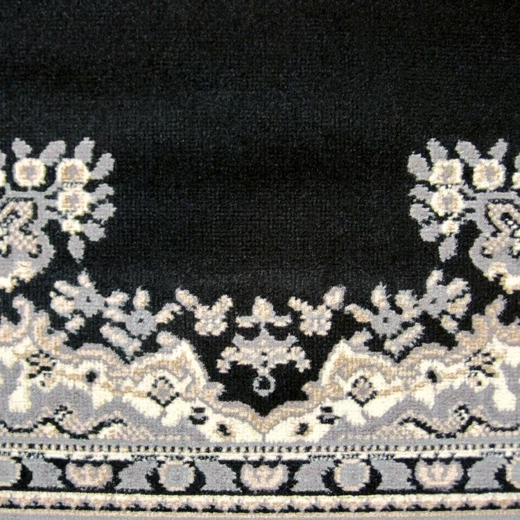 Ruby 6331 Black Hallway Runner