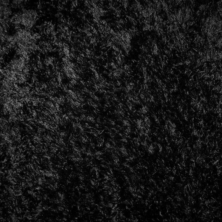 Soft Shaggy 1001 Black Hallway Runner