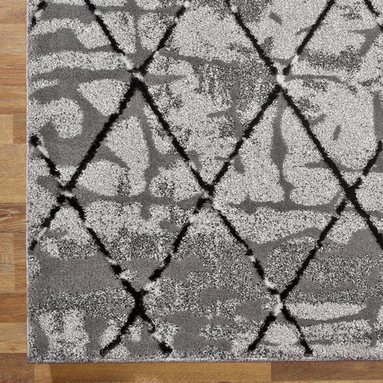 Hudson 9698 Grey Hallway Runner